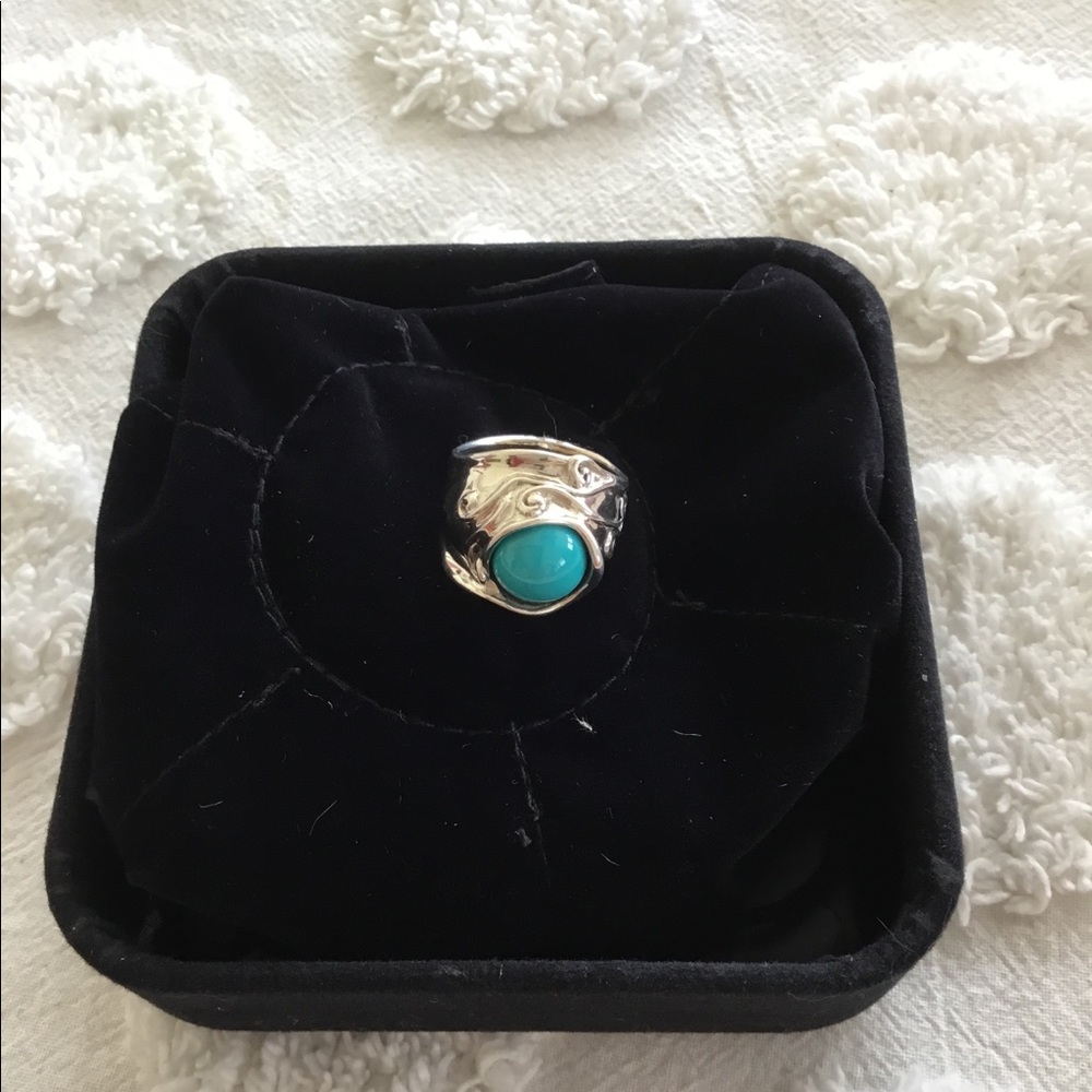 Sterling Silver and turquoise ring   7